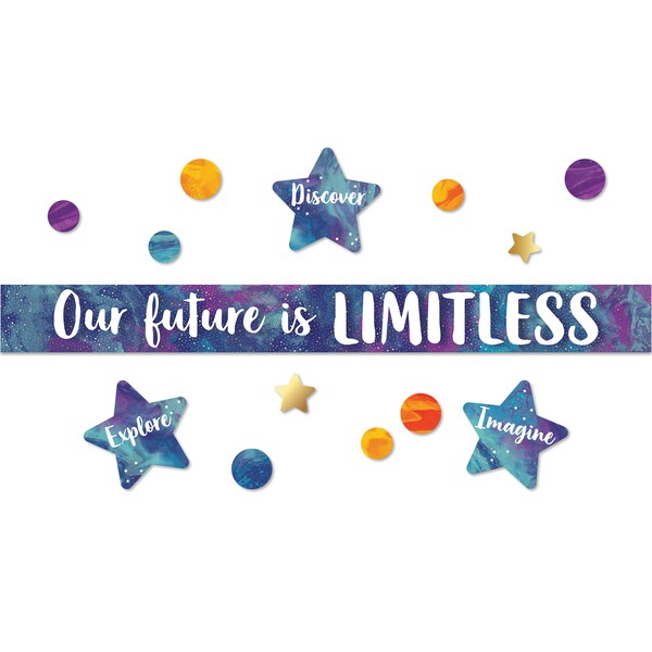 Carson Dellosa Galaxy Our Future is Limitless Bulletin Board Set 110435 - main